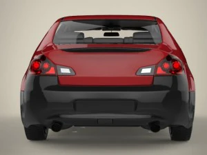 sedan car 3D Model