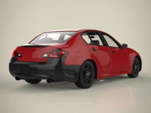 sedan car 3D Model