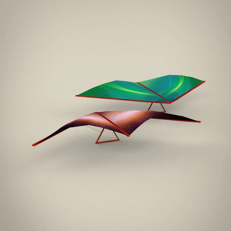 hang glider 3D Model .c4d .max .obj .3ds .fbx .stl .blend 