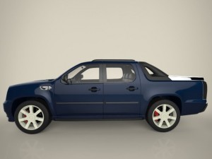 pickup truck Modelo 3D