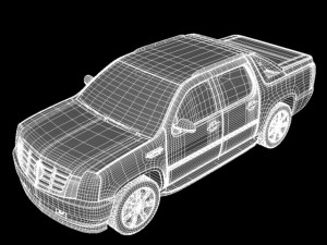 pickup truck Modelo 3D