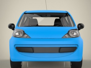 mini soprt car Modello 3D