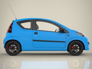 mini soprt car Modello 3D