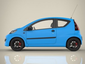 mini soprt car Modello 3D