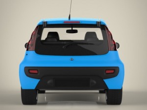 mini soprt car Modello 3D