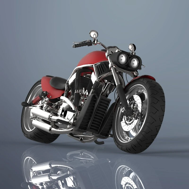 motorcycle 3D Model .c4d .max .obj .3ds .fbx .stl .blend