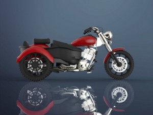 motorcycle 3D 模型