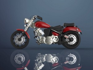 motorcycle 3D 模型