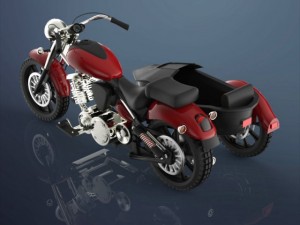 motorcycle 3D 模型