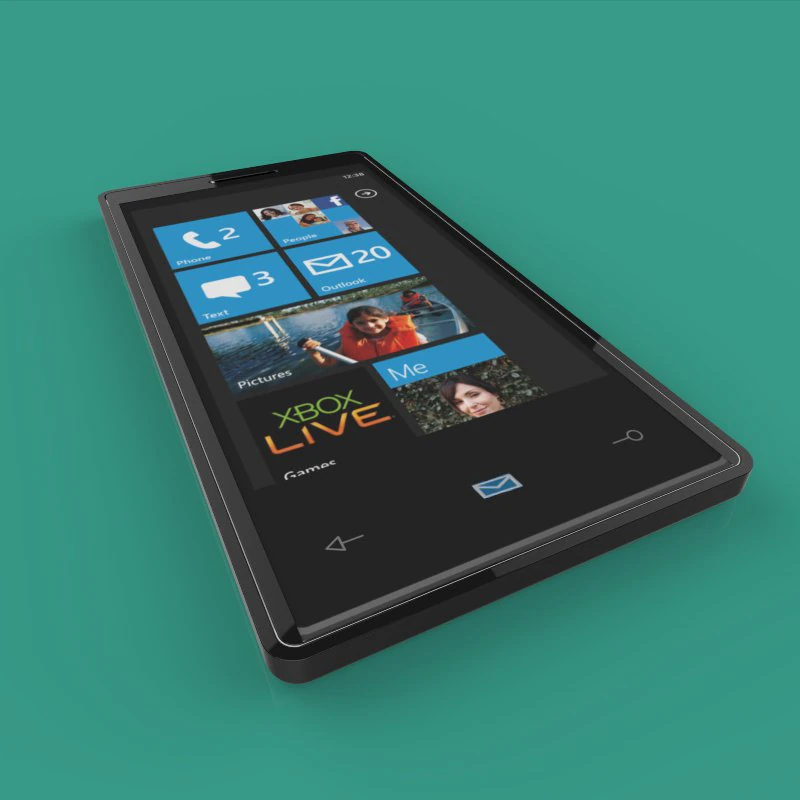 smart phone 3D Model .c4d .max .obj .3ds .fbx .stl .blend 