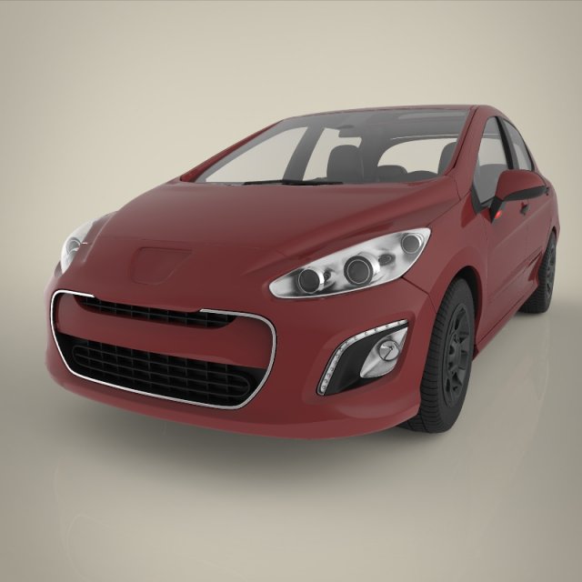 sports car Model 3D .c4d .max .obj .3ds .fbx .stl .blend 
