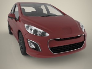 sports car Model 3D