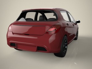 sports car Model 3D