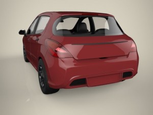 sports car Model 3D