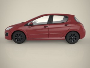 sports car Model 3D