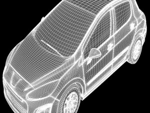 sports car Model 3D