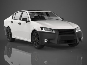 sedan Modèle 3D