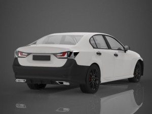 sedan 3D Модель