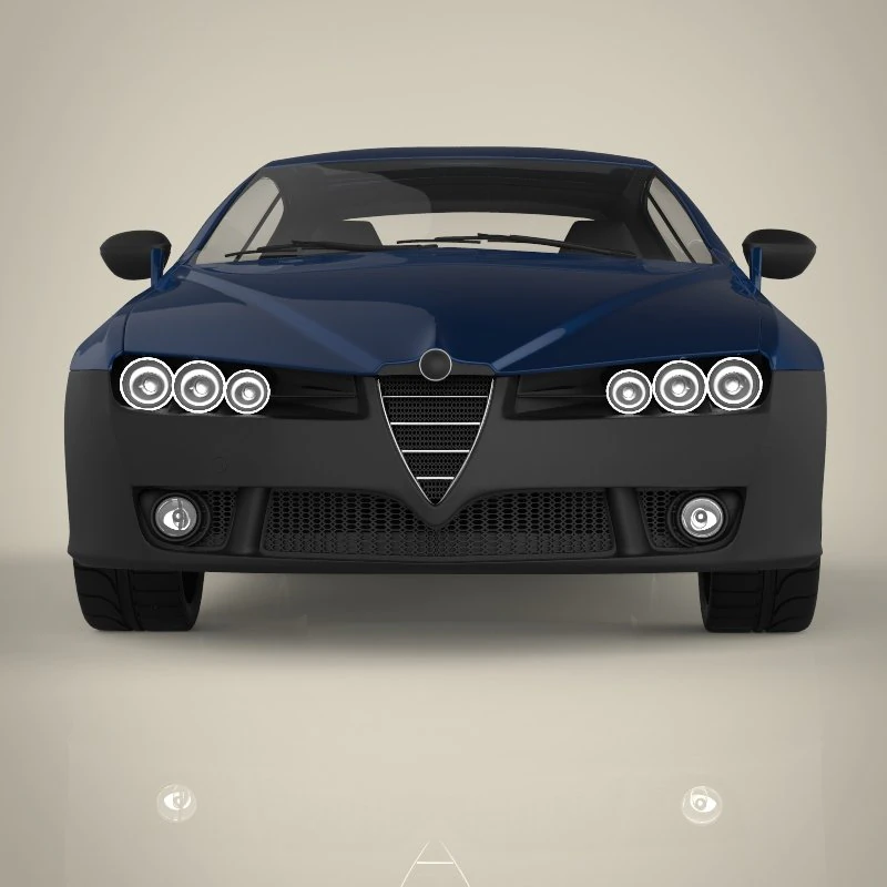sports car 3D Model .c4d .max .obj .3ds .fbx .stl .blend