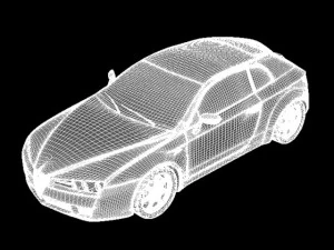 sports car 3D Model