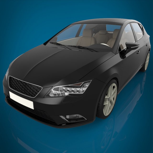 sports car 3D Model .c4d .max .obj .3ds .fbx .stl .blend 