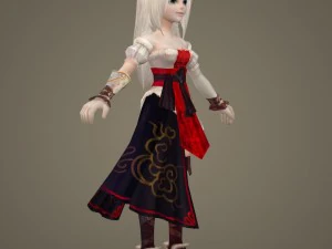 toon character eli 3D Model