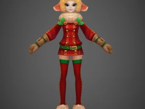 toon character joya 3D Model