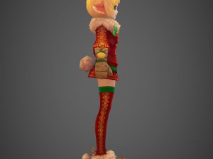 toon character joya 3Dモデル