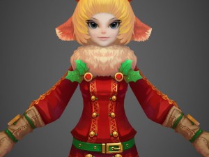 toon character joya 3Dモデル