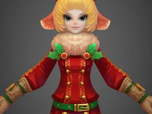 toon character joya 3D Model