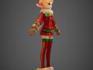 toon character joya 3D Model