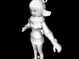 toon character joya 3Dモデル
