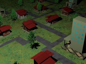 small city 3D Model