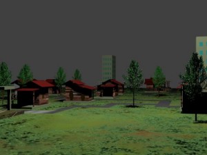 small city 3D Model