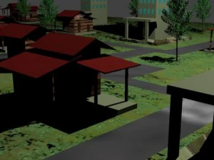 small city 3D Model