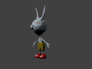 cartoon rabhit 3D Model