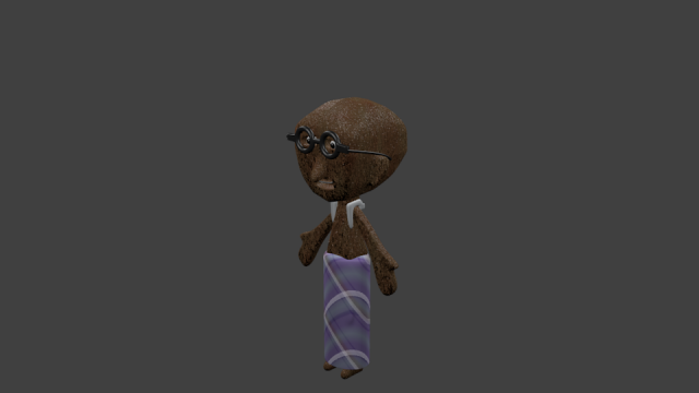 cartoon grand paa 3D Model .c4d .max .obj .3ds .fbx .stl .blend 