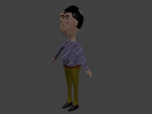 sweet cartoon man 3D Model