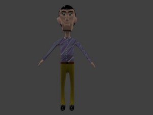 sweet cartoon man 3D Model