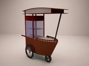 satay cart 3D Model