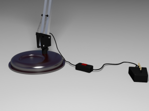 desk lamp 3D मॉडल