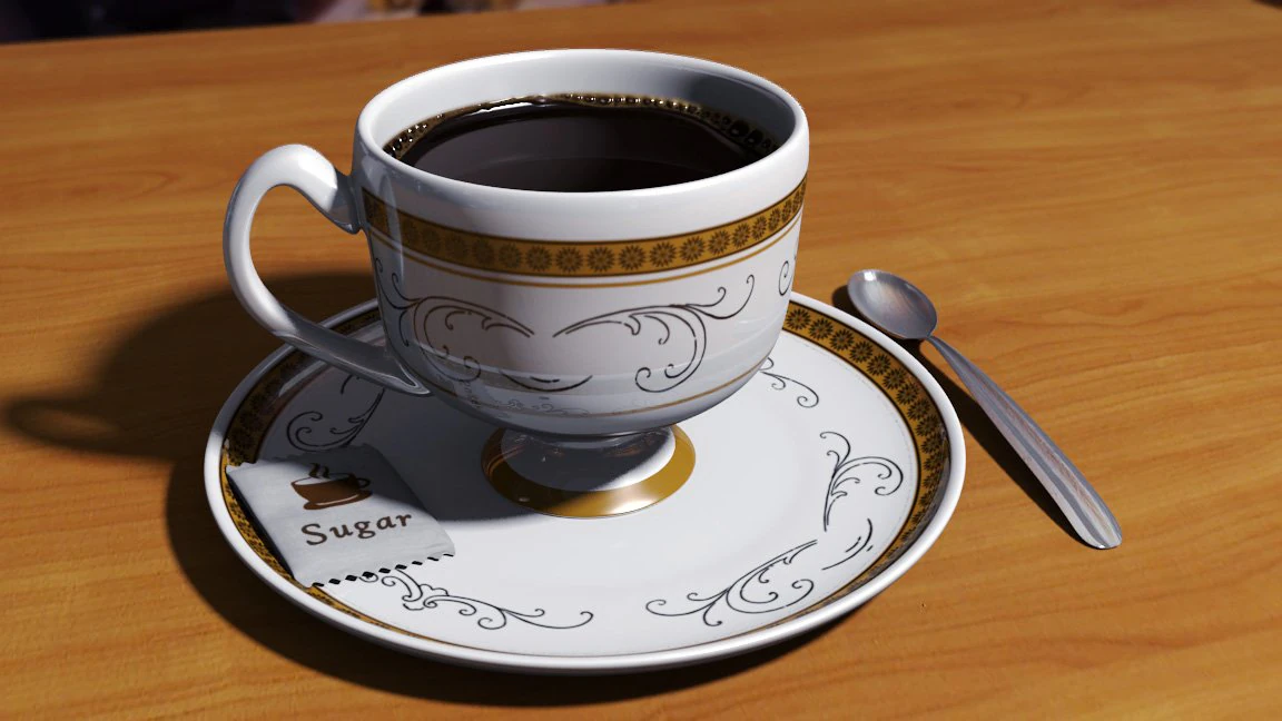 coffee cup 3D Model .c4d .max .obj .3ds .fbx .stl .blend 