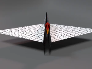 origami crane 3D Model