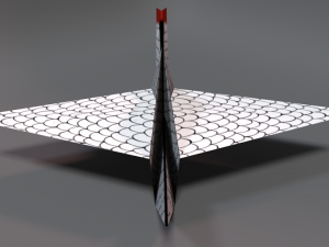 origami crane Model 3D