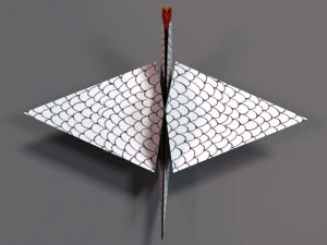 origami crane 3D Model