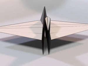 origami crane 3D Model