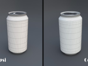 soda can pack 3D मॉडल