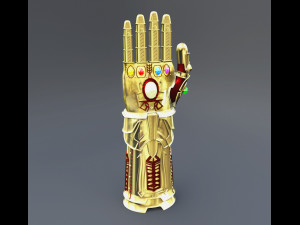 thanos infinity gauntlet Modelo 3D