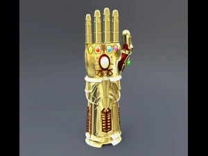 guantelete del infinito thanos Modelo 3D