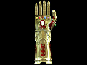 thanos infinity gauntlet Model 3D